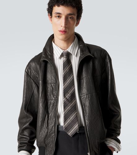 Saint Laurent Striped silk tie - Saint Laurent - Modalova