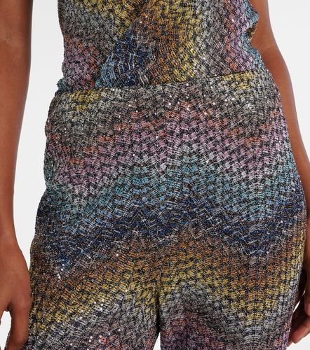 Pantaloni flared con lamé e paillettes - Missoni - Modalova