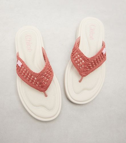 La Poolette crochet thong sandals - Chloe - Modalova
