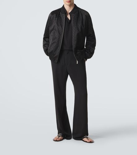 Gucci GG cotton-blend satin jacket - Gucci - Modalova
