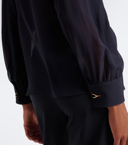 Hemd Wishbone aus Crêpe de Chine - McQueen - Modalova