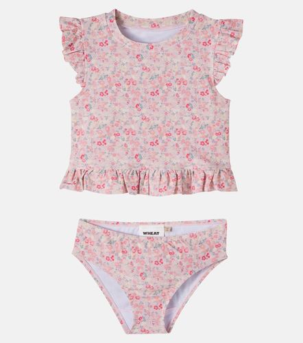 Bikini Alma floral con volantes - Wheat - Modalova