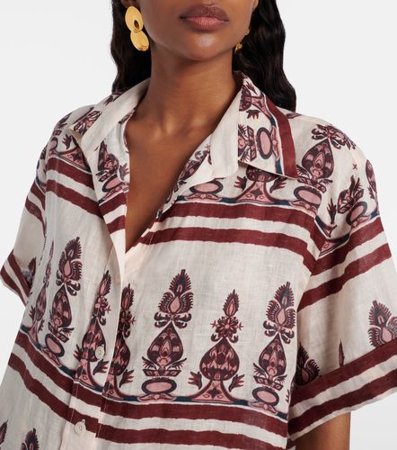 Camisa de lino estampada - Johanna Ortiz - Modalova