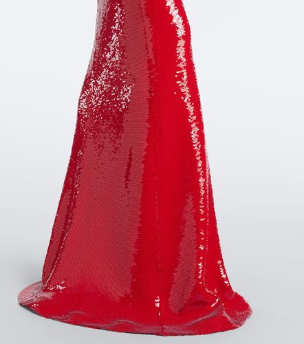 Sequined one-shoulder gown - David Koma - Modalova