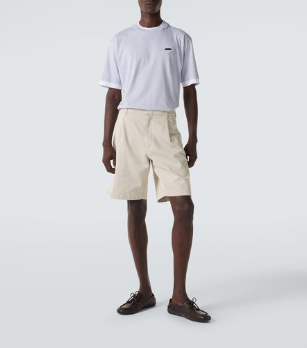 Camiseta de jersey de algodón - Prada - Modalova