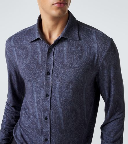 Camicia in jersey con stampa paisley - Etro - Modalova