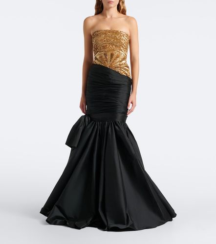 Là Fuori Bustier-Robe Gilded Geo - La Fuori - Modalova