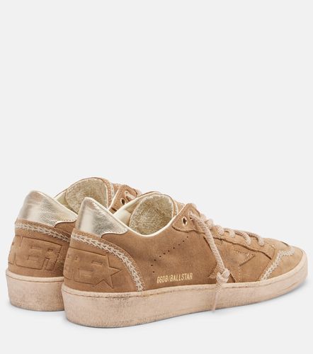 Ball Star embroidered suede sneakers - Golden Goose - Modalova