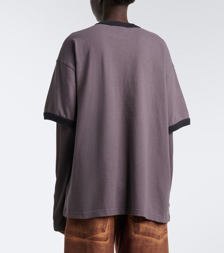 Camiseta de jersey de algodón estampada - Acne Studios - Modalova