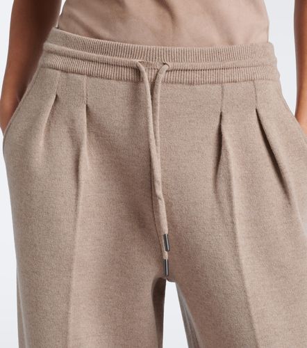 Pantaloni a gamba larga in lana e cashmere - Max Mara - Modalova