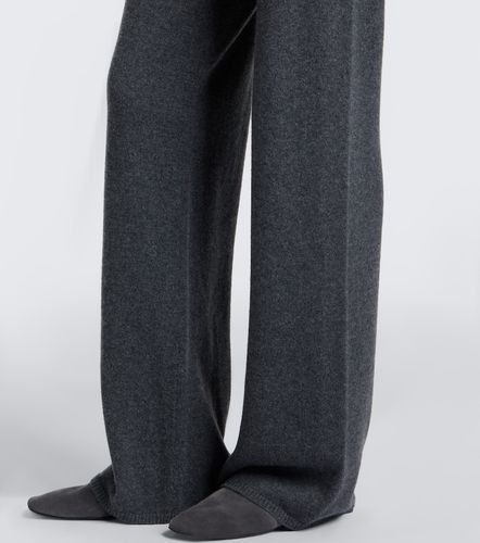 Pantaloni a gamba larga in maglia di cashmere - Max Mara - Modalova