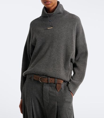Dolcevita in lana, cashmere e seta - Brunello Cucinelli - Modalova
