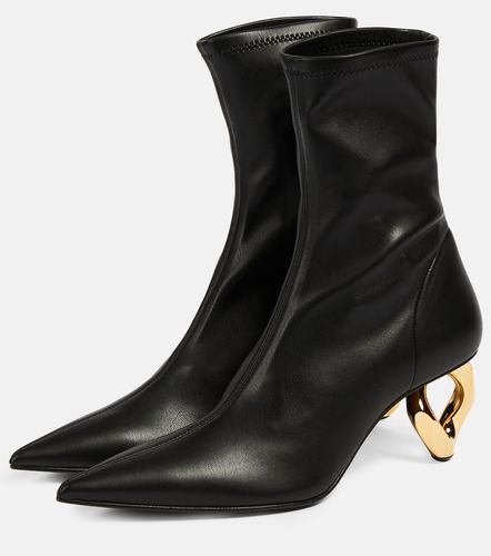 Chain leather ankle boots - JW Anderson - Modalova
