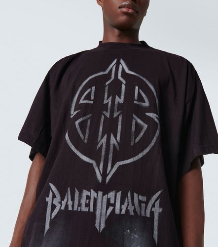 Camiseta Metal BB de jersey de algodón - Balenciaga - Modalova