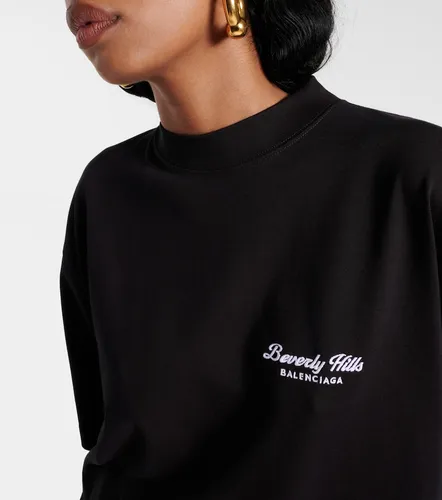 Printed cotton jersey T-shirt - Balenciaga - Modalova