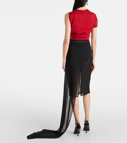 Didu Draped chiffon midi skirt - Didu - Modalova