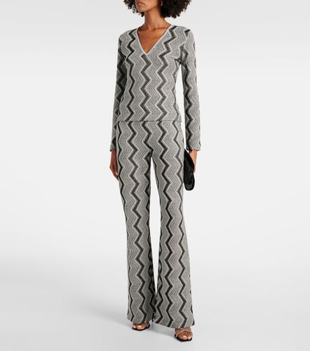 Pullover in maglia lamé a zig-zag - Missoni - Modalova
