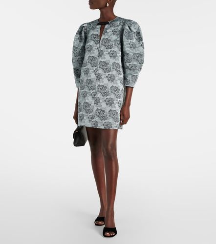 Abito corto in jacquard floreale - Ganni - Modalova