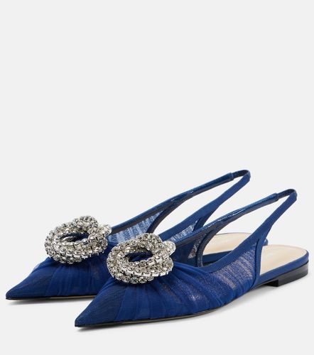 Galaxy embellished slingback flats - Mach & Mach - Modalova