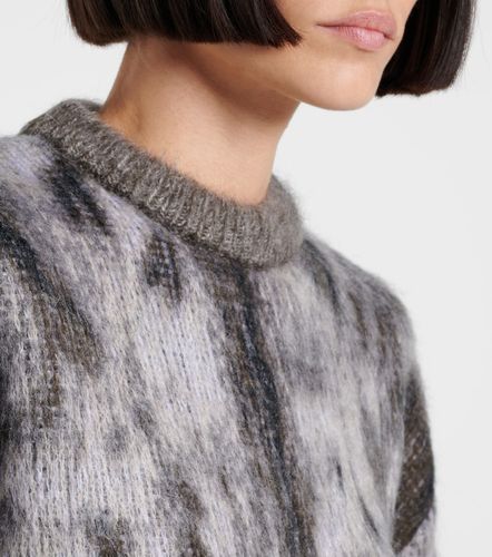 Pullover in jacquard con stampa - The Attico - Modalova