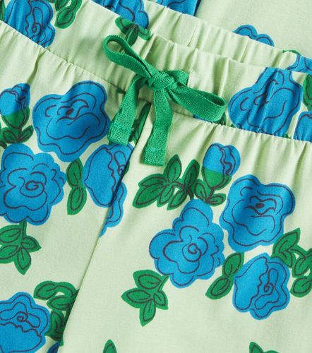 Pantalones Blue Roses en mezcla de algodón - Mini Rodini - Modalova
