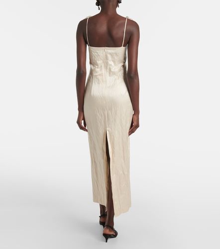Abito bustier in misto cotone con lamé - Magda Butrym - Modalova