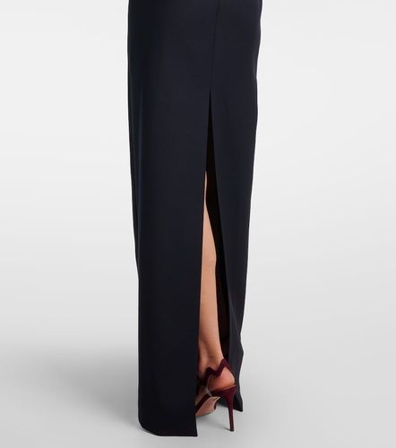 Off-shoulder wool-blend bustier gown - David Koma - Modalova