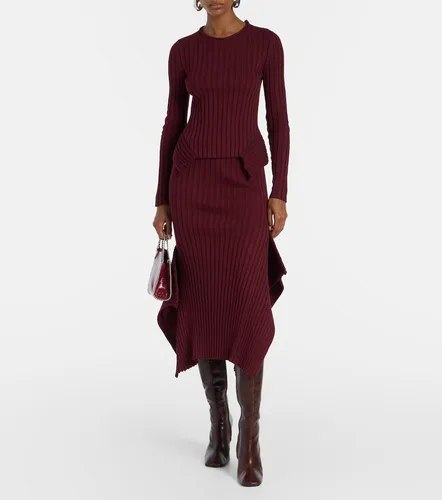 Ribbed-knit cotton top - Stella McCartney - Modalova