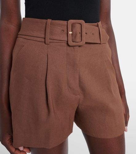 Piper belted linen-blend shorts - Veronica Beard - Modalova