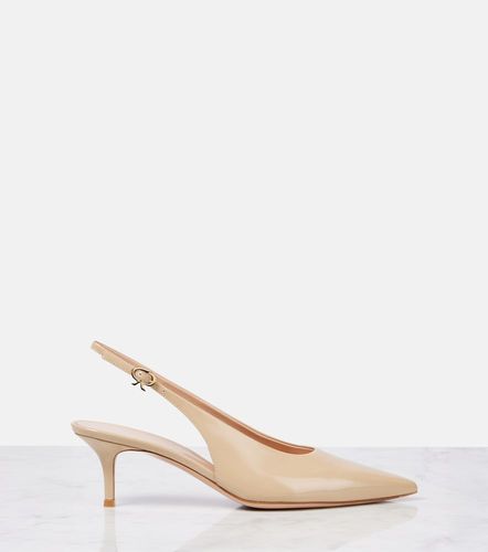 Robbie 55 patent leather slingback pumps - Gianvito Rossi - Modalova