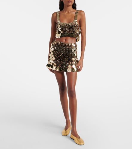 Rabanne Sequined crop top - Rabanne - Modalova