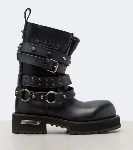 Bikerstiefel Venom City aus Leder - Balenciaga - Modalova