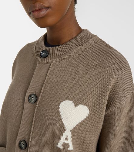Ami de Cour wool and cotton cardigan - Ami Paris - Modalova