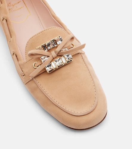Mocassini Boat Strass in suede con cristalli - Roger Vivier - Modalova