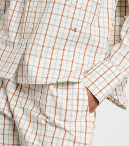 Ellis checked cotton shirt - Victoria Beckham - Modalova