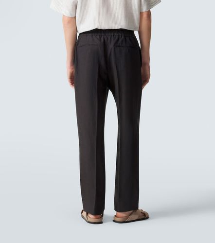 Brioni Pantalones rectos de lino - Brioni - Modalova