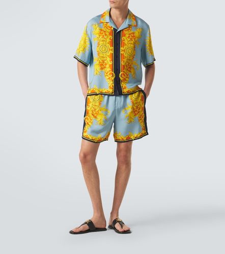 Versace Camisa de seda estampada - Versace - Modalova
