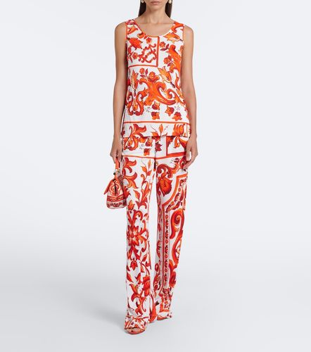 Majolica wide-leg pants - Dolce&Gabbana - Modalova