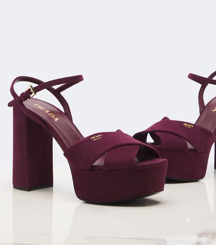 Prada Suede platform sandals - Prada - Modalova