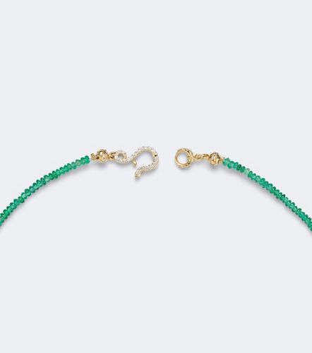 Collana Infinite in oro 18kt con smeraldi e diamanti - Suzanne Kalan - Modalova