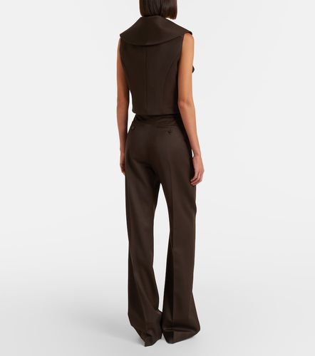 McQueen Pantalones rectos de lana - McQueen - Modalova