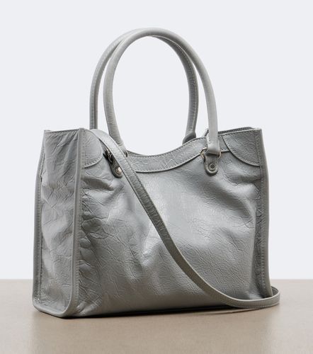 Le City Mini leather top-handle bag - Balenciaga - Modalova