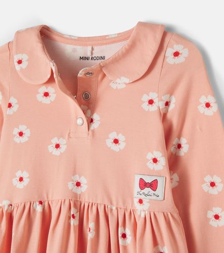 Vestido en mezcla de algodón floral - Mini Rodini - Modalova
