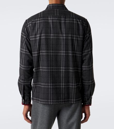 Check wool and cashmere jacket - Burberry - Modalova