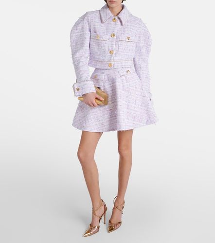 Cropped cotton-blend tweed jacket - Nina Ricci - Modalova