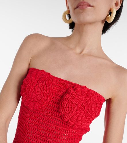 Abito bustier Camellia in cotone crochet - Anna Kosturova - Modalova