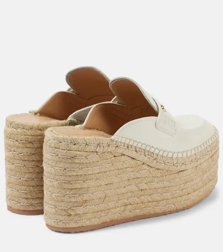 Alpargatas con cuña de piel - Gianvito Rossi - Modalova