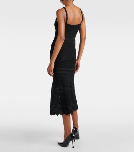 Vestido midi de croché - Self-Portrait - Modalova
