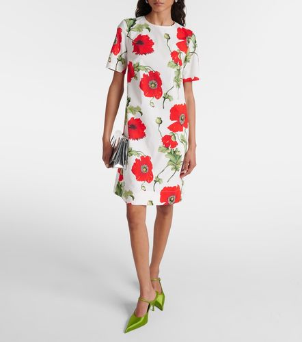 Abito corto in misto cotone - Oscar de la Renta - Modalova