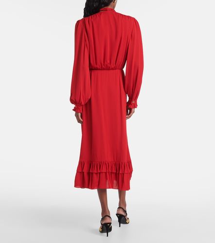 Midikleid aus Seidengeorgette - Valentino - Modalova